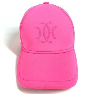 HERMES Neovan Atlantic hat cap baseball cap Polyurethane / Nylon pink